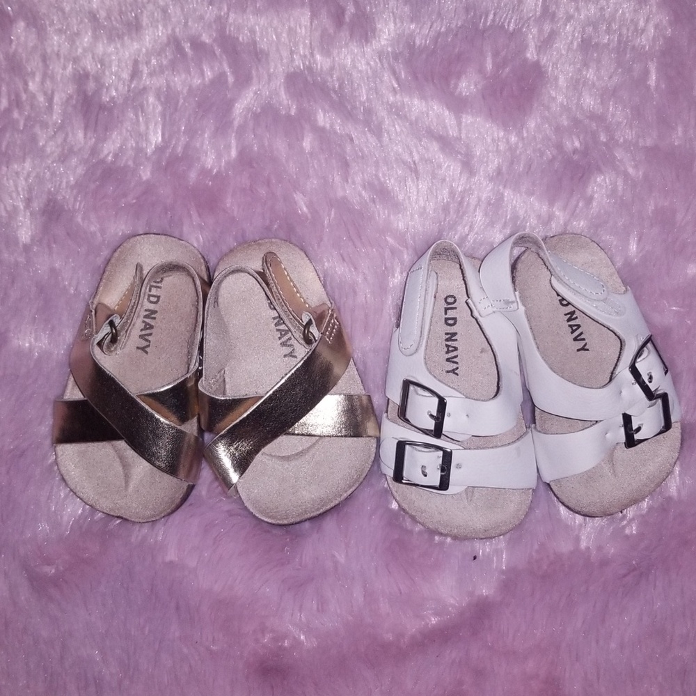 Old Navy sandals. Birkenstock look alike for baby